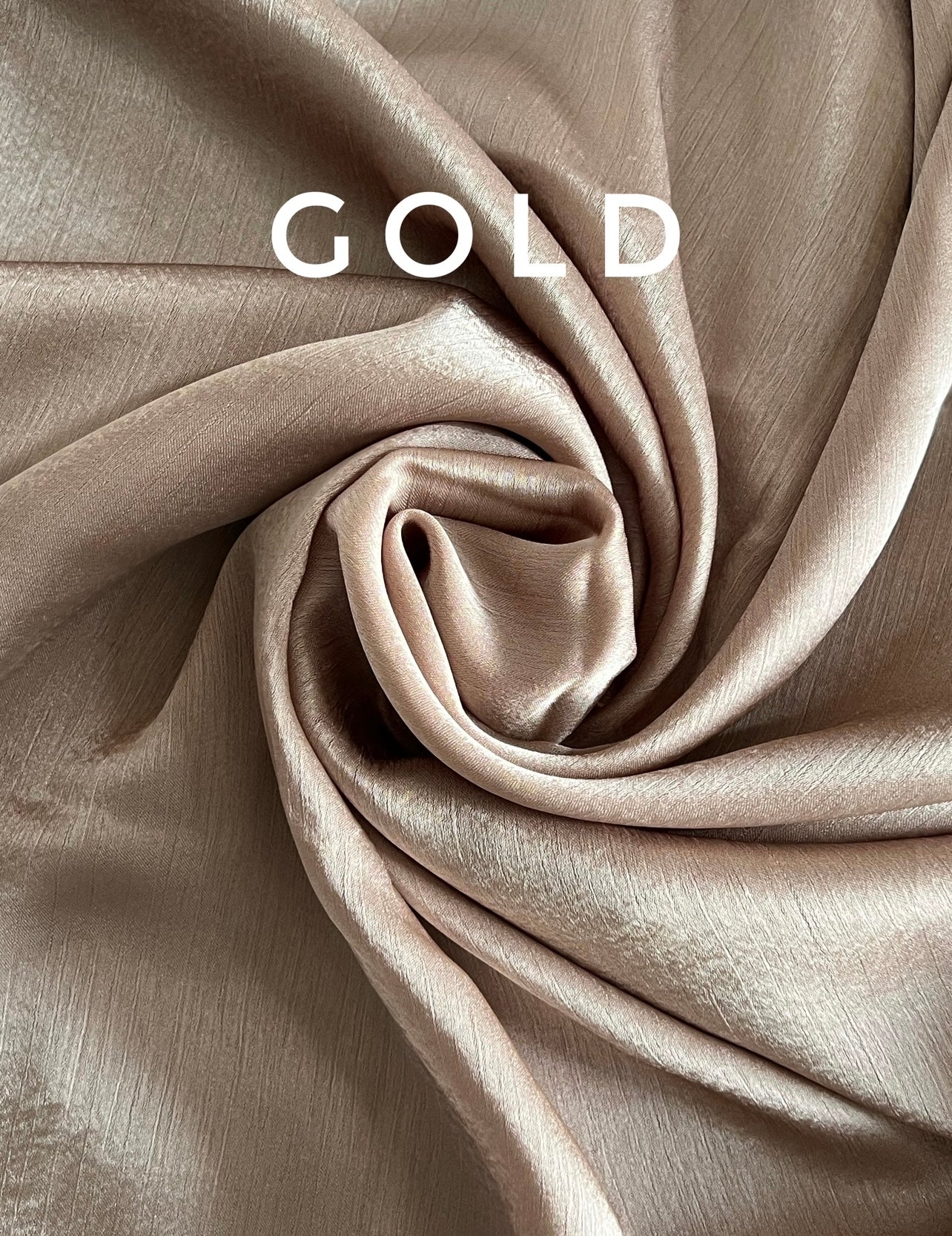 Gold Satin Silk