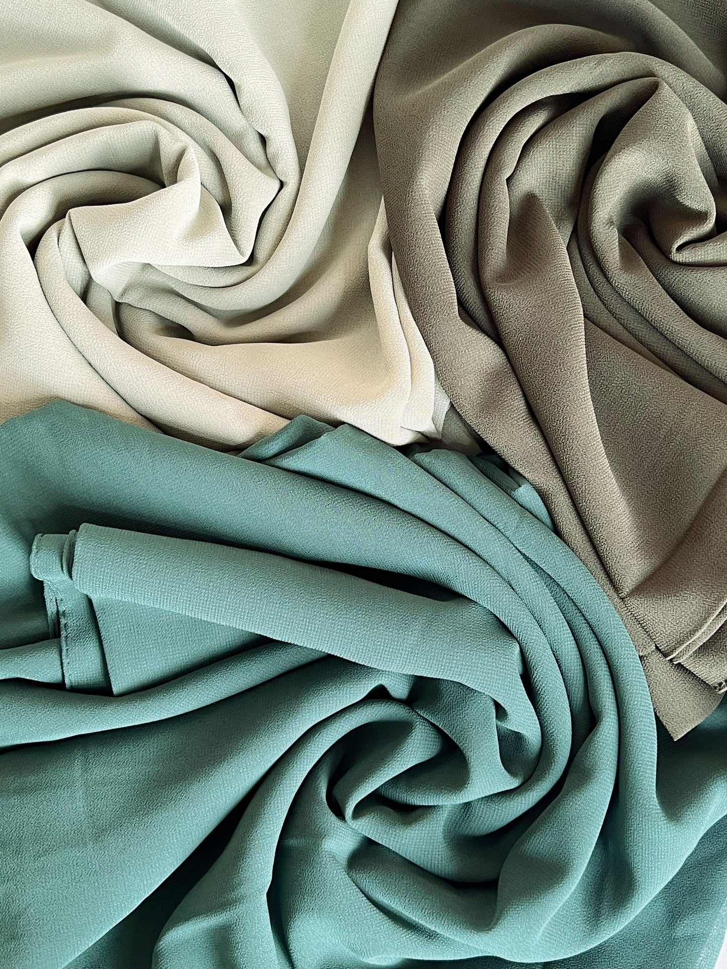 Emerald Hues Premium Chiffon