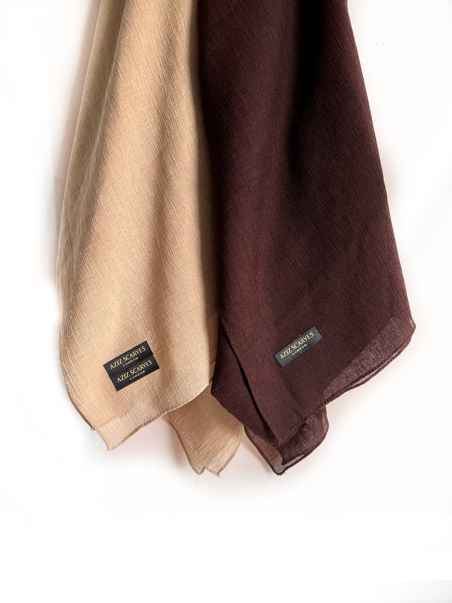 Exclusive Colors Ribbed Chiffon