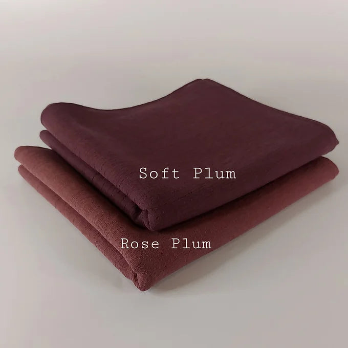 Plum Posh Ribbed Chiffon