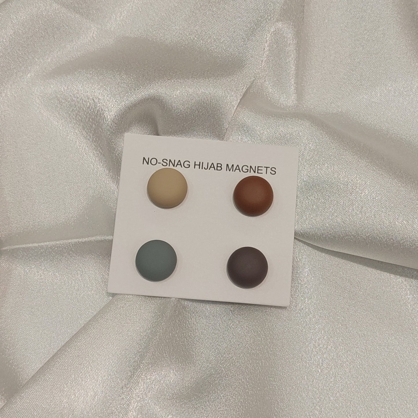 Matte Nude Hijab Magnet Set